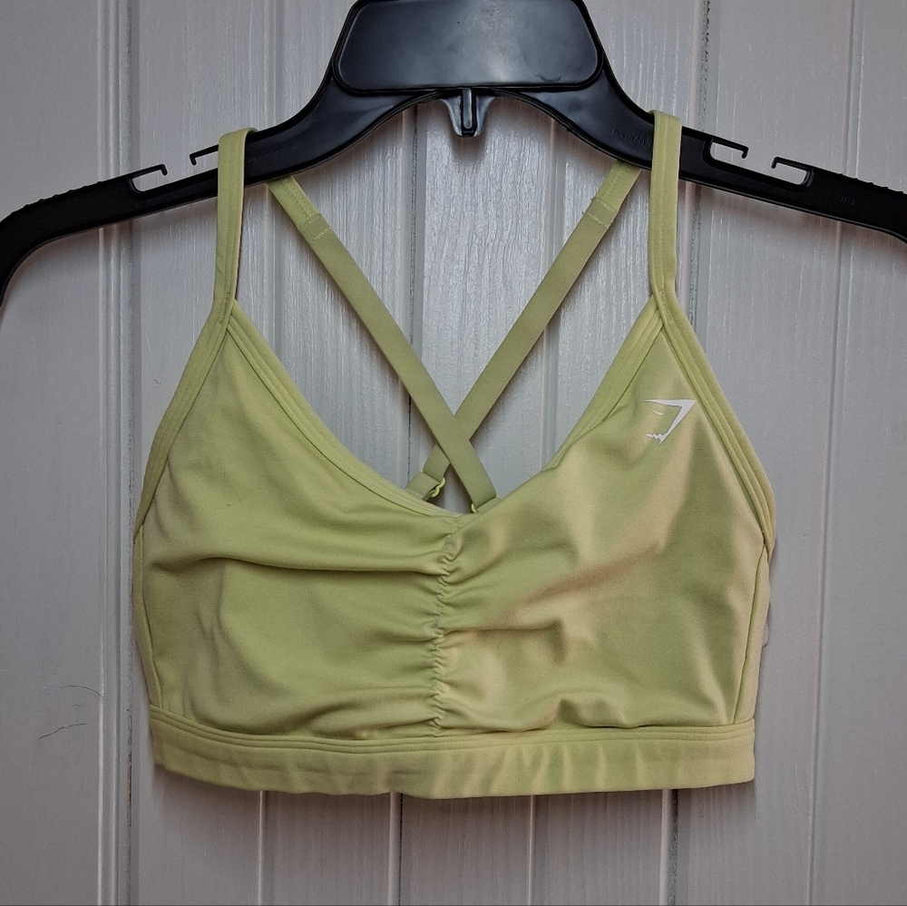 Women's Light Green Sports Bra